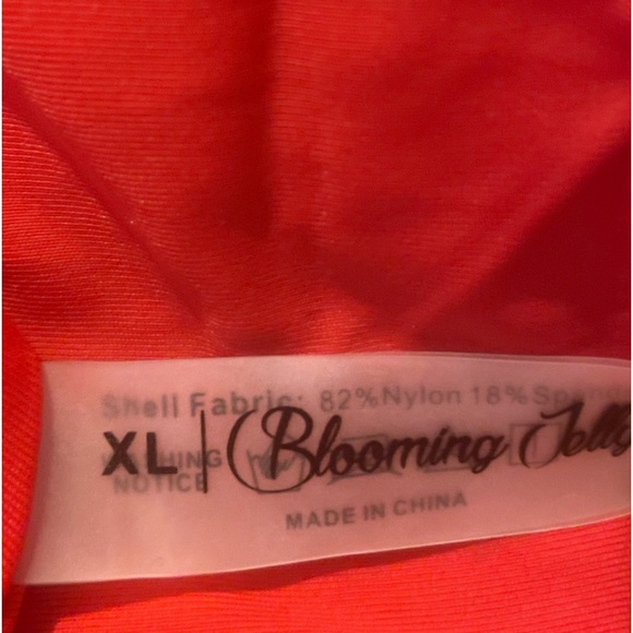 Blooming Jelly WOMAN’S Red Two Piece Swimsuit XL NWOT - Picture 7 of 7